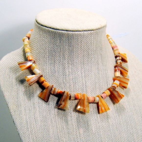 Agate Necklace Precious Stone Jewelry - Picture 1 of 3